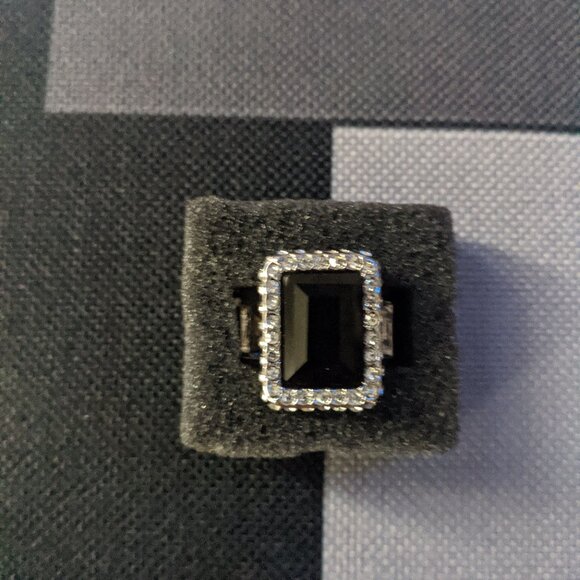 Urban Overlap Silver Ring - Picture 1 of 3